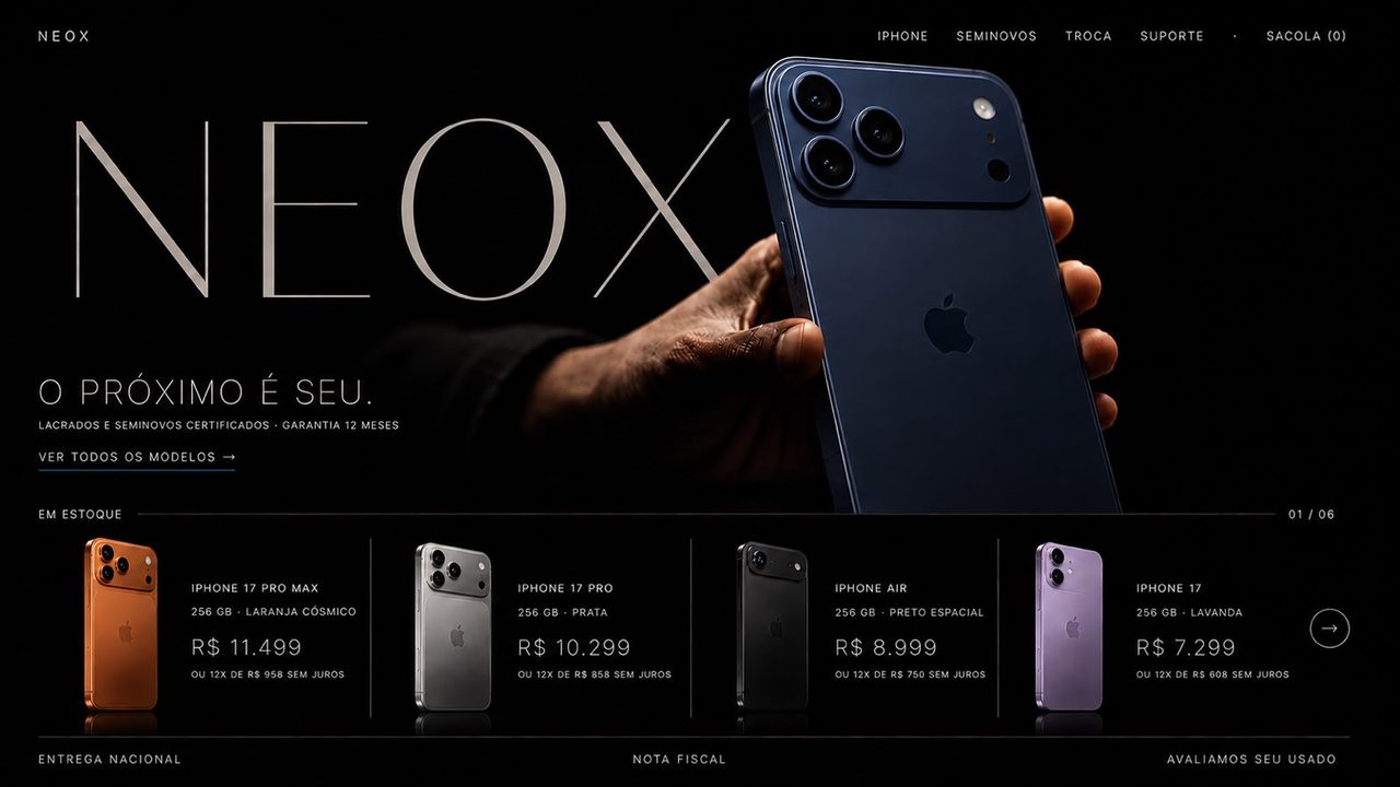 NEOX — e-commerce de iPhones
